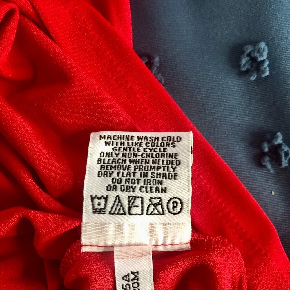 Tommy Hilfiger Sleeveless Button Down Blouse, NWOT, Red, Size L - Picture 8 of 8